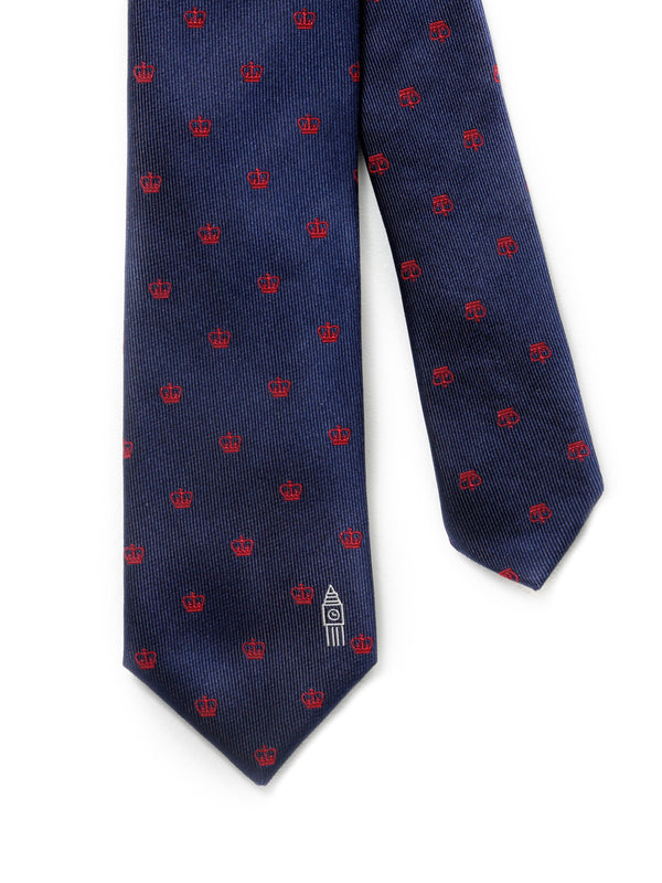 England-Great Britain Crowned Flag Tie
