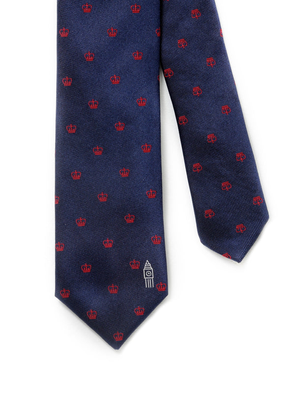 England-Great Britain Crowned Flag Tie B&T