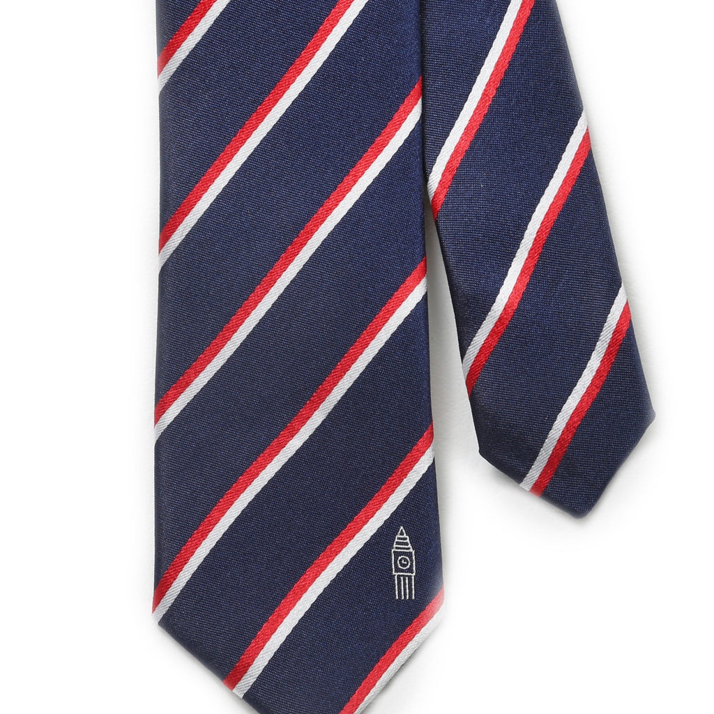 England-Great Britain Blue Flag Tie B&T
